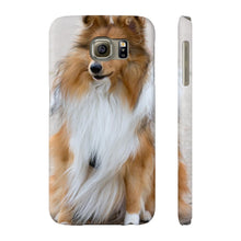 Slim Phone Cases, Sheltie Phone Case 01