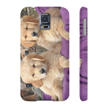 Slim Phone Cases, Golden Retriever Puppies Phone Case